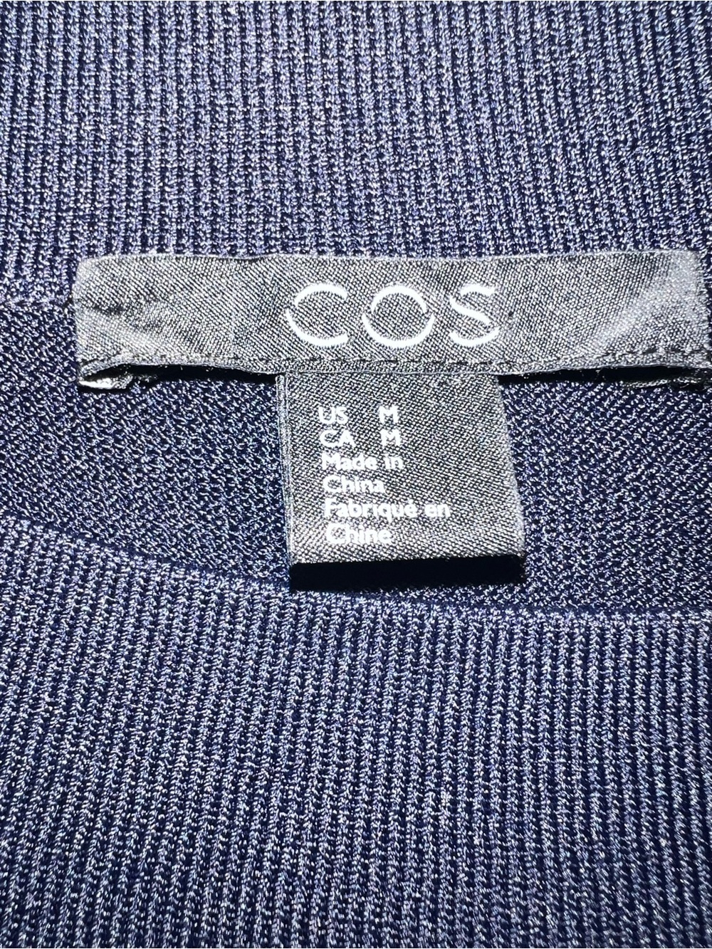 COS black Ruffle-Sleeve Tunic Top - Picture 5 of 7
